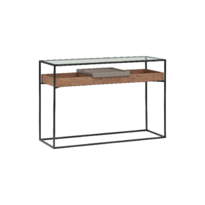 Floating Console Table and Tray